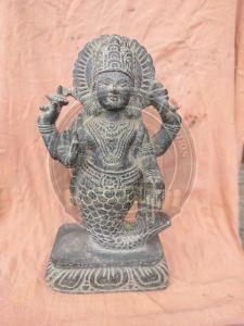 Marble Matsya Avatar Statue