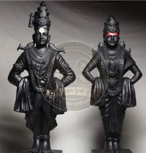 Marble Vitthal Rukmani Statue