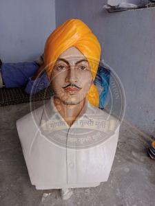 White Marble Bhagat Singh Statue