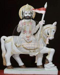 White Marble Ramdev Ji Statue
