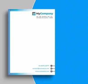 Corporate A4 Paper Letter Head