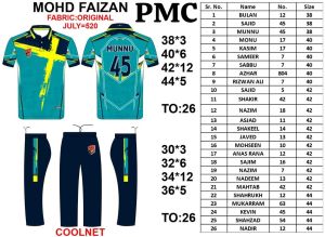 Sports Jersey Printing Service