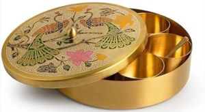 Brass Masala Box