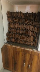 Round Cow Dung Cake