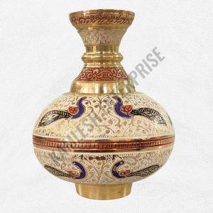 Handcrafted Brass Flower Vase