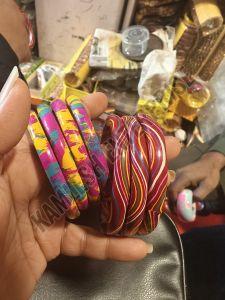 Multi Colored Lac Bangles
