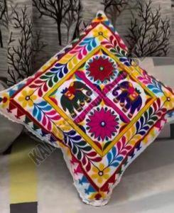Multicolor Suzani Embroidered Cushion Cover