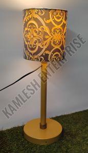 Round Wooden Table Lamp