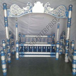 Sankheda Craft Wooden Baby Jhula
