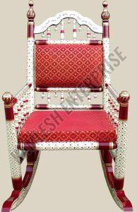 Teak Wood Rocking Chair