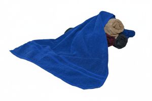 120 GSM Blue Cotton Face Towels