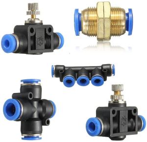 Plastic Adapters Pneumatic Push Type Fitting