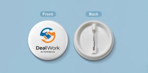 Acrylic Printed Magnetic Button Badge