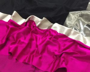 Plain Chanderi Handloom Pattu Soft Silk Saree