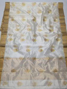 Pure Chanderi Handloom Pattu Soft Silk Saree