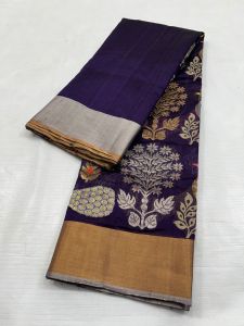 Party Wear Chanderi Handloom Pattu Soft Silk Saree