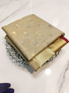 Printed Chanderi Handloom Katan Silk Saree