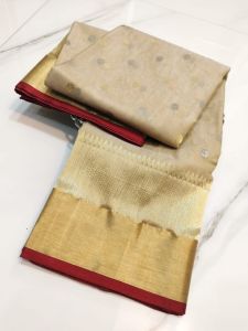 Printed Chanderi Handloom Katan Silk Saree