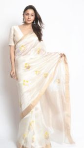 Pure Chanderi Handloom Pattu Soft Silk Saree