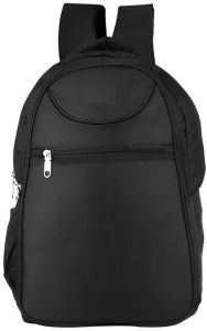 Black Waterproof Polyester Laptop Backpack