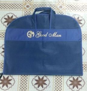 Blue Polyester Suit Garment Cover