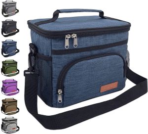 Multi Compartment Insulated Lunch Bag