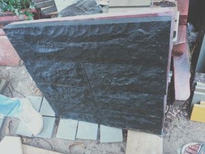 Natural Black Stone Wall Cladding Tile