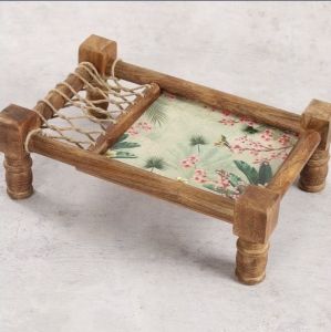 Wooden Khatiya Serving Platter