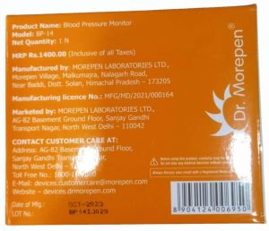 DR Morepen BP-14 Blood Pressure Monitor