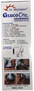 DR Morepen Gluco One Glucometer