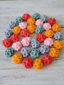 Colorful Flower Shape Scented Candles
