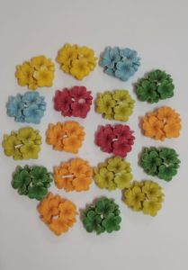Colorful Flower Shape Scented Candles