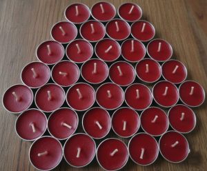 Premium Red Tealight Candles