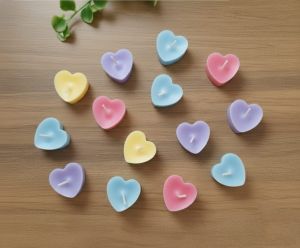 Colorful Heart Shape Decorative Candles