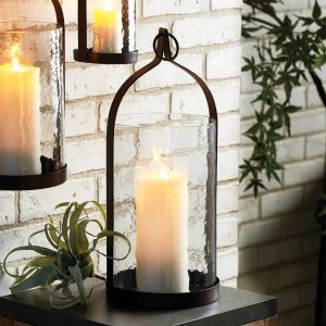 Hanging Glass Candle Holder