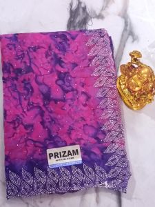 Ladies Heavy Stone Work Saree