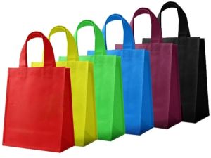 Multicolor Loop Handle Non Woven Bag