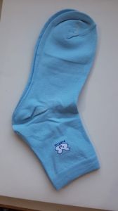Blue Ankle Length Ladies Socks