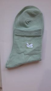 Green Ankle Length Ladies Socks