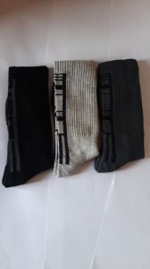 Men Cotton Patterned Crew Socks