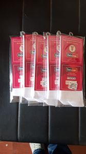 White Plain Ankle Length Cotton Socks
