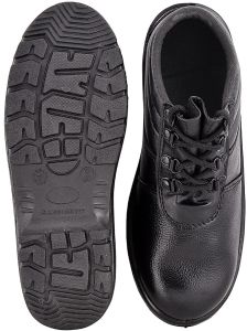 Industrial Black Leather Safety Boots