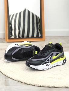 Mens Comfortable Black Sports Shoes