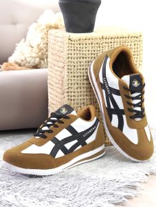 Mens Lightweight Brown Sneaker Shoes