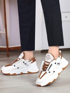 Stylish Brown Funky Sneakers