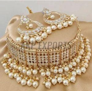 Kundan Choker Necklace Set