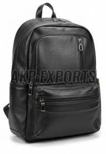 Leather Backpack Laptop Bag