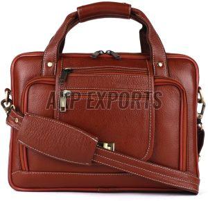 Multi-Utility Leather Laptop Bag