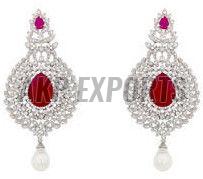 Radiant American Diamond Earring
