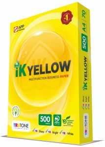Ik Yellow A4 Copier Paper